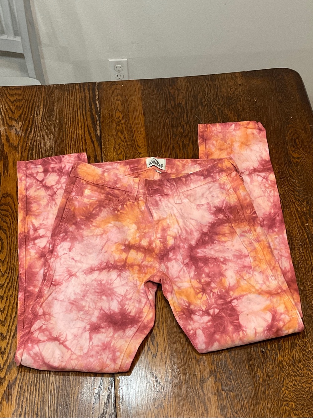 Jordache Tie-Dye in Pink & Orange